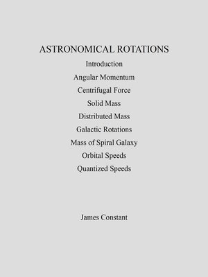 cover image of Astronomical Rotations